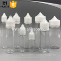 special type different size PET e liquid bottle with cap